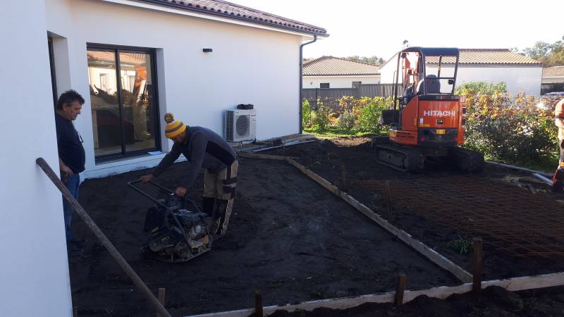 Aménagement paysagiste d'une nouvelle construction à Cestas proche Bordeaux