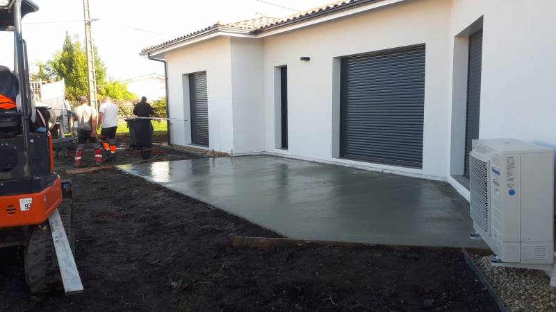 Aménagement paysagiste d'une nouvelle construction à Cestas proche Bordeaux