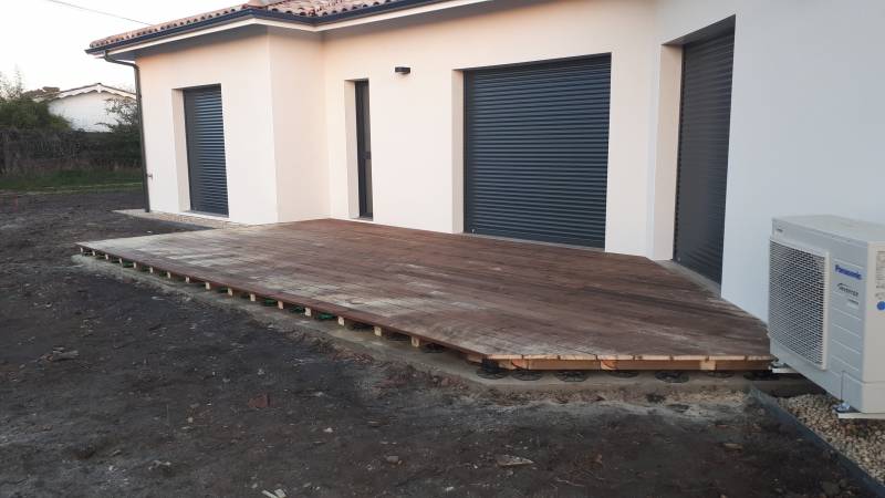 Aménagement paysagiste d'une nouvelle construction à Cestas proche Bordeaux