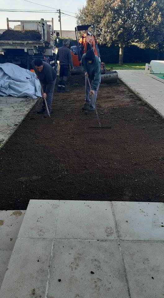 Création d'un massif de jardin à Villenave de Rions proche de Langoiran