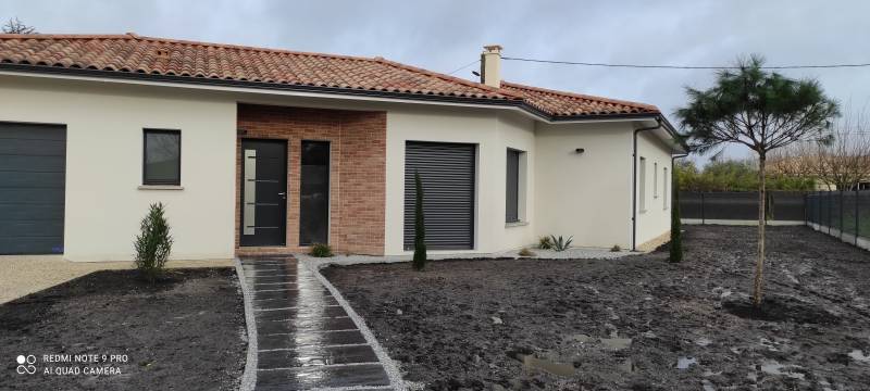 Aménagement paysagiste d'une nouvelle construction à Cestas proche Bordeaux