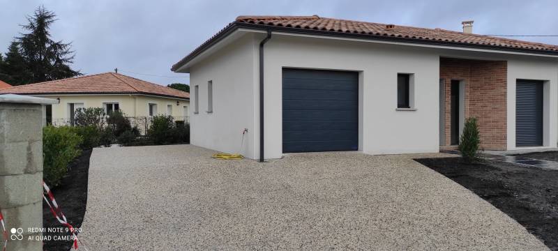 Aménagement paysagiste d'une nouvelle construction à Cestas proche Bordeaux