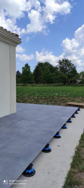 Carreleur pour création d'une terrasse extérieur à Bordeaux